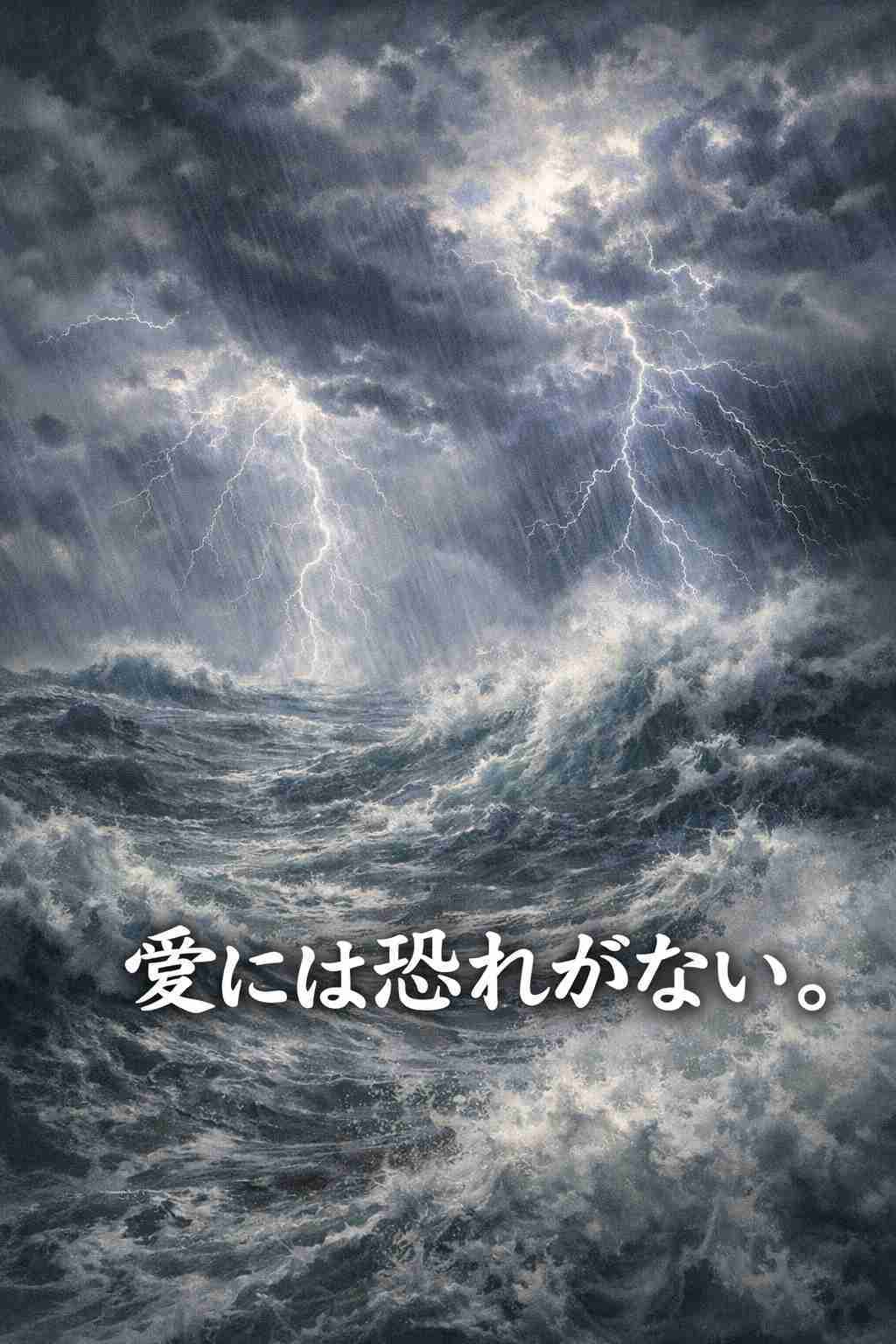 「愛には恐れがない。 」